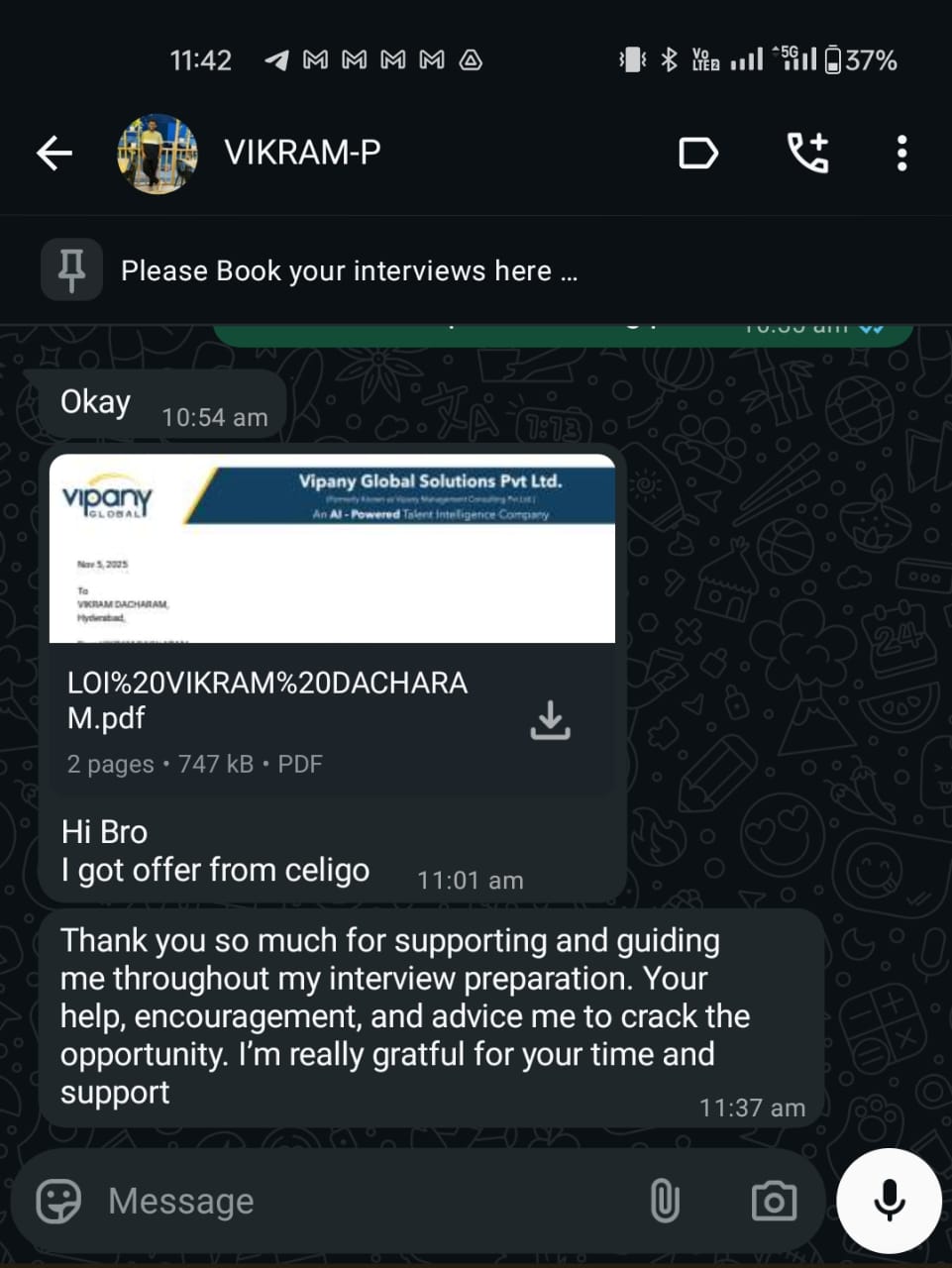 Student Success Story - Salary Hike