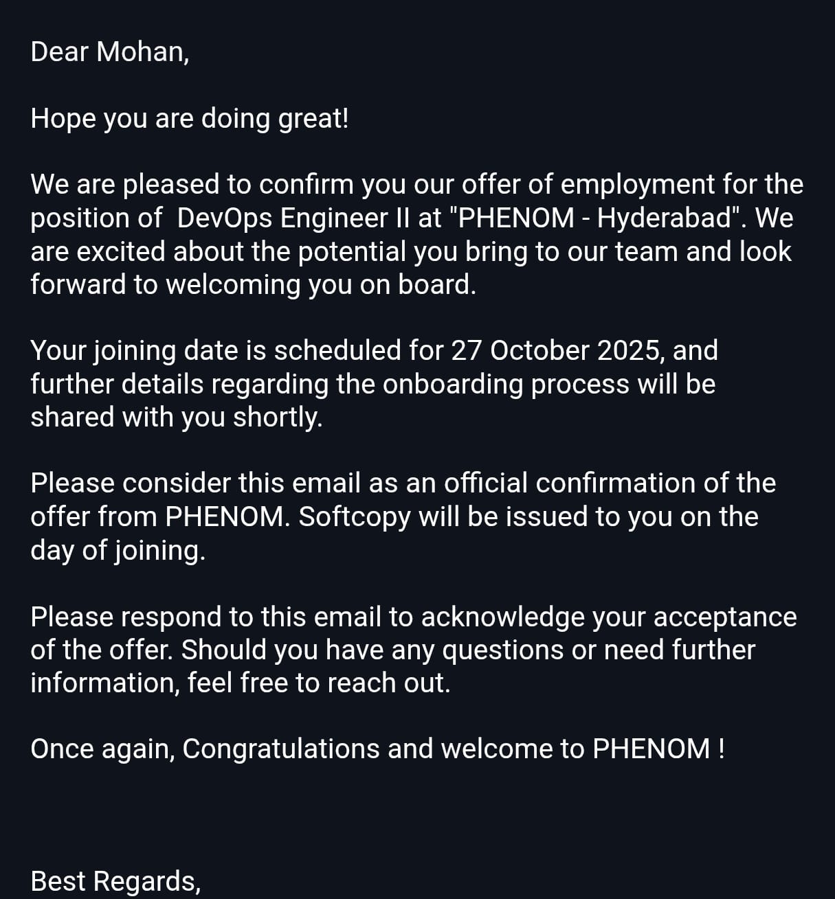 Student Success Story - Skills Upgrade