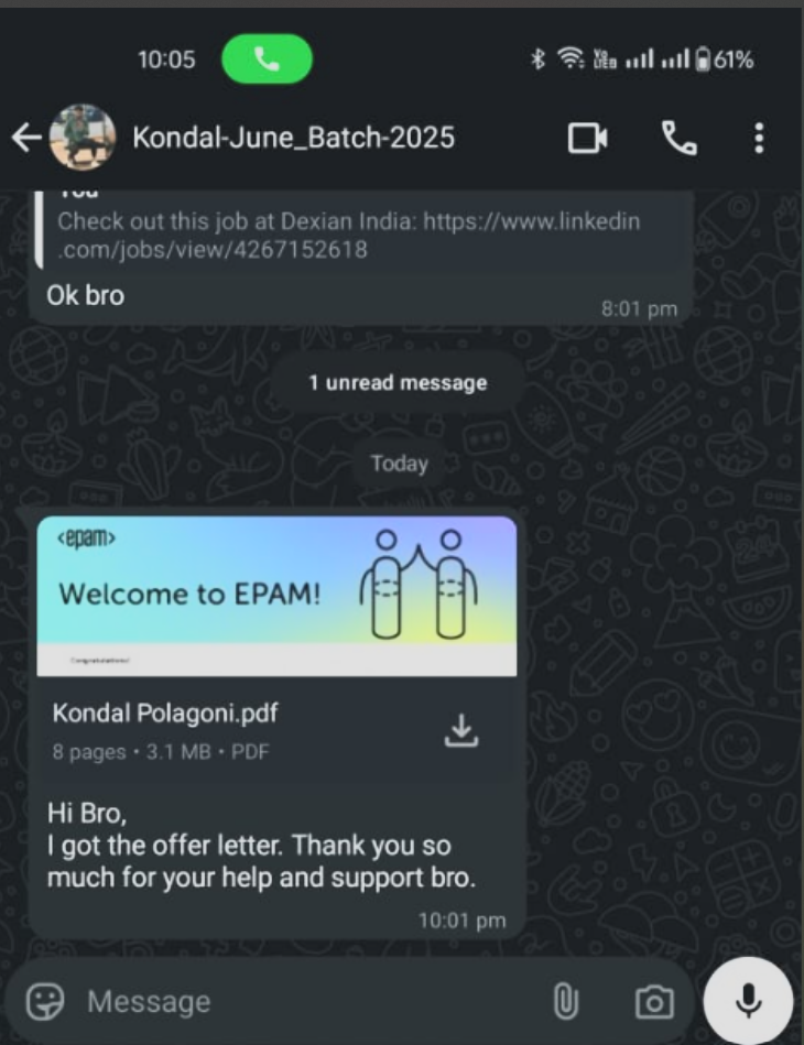 Student Success Story - Cloud Architect